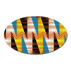 Digital Tringles Oval Magnet by Sparkle