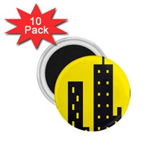 Skyline-city-building-sunset 1 75  Magnets (10 Pack)  by Sudhe