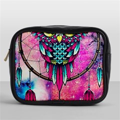 Owl Dreamcatcher Mini Toiletries Bag (one Side) by Sudhe