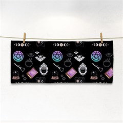 Pastel Goth Witch Hand Towel by NerdySparkleGoth