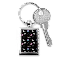 Pastel Goth Witch Key Chain (rectangle) by NerdySparkleGoth