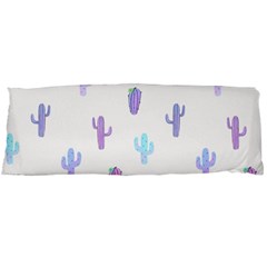 Purple And Blue Cacti Body Pillow Case (dakimakura) by SychEva