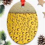 Beer Bubbles Ornament (Oval) Front