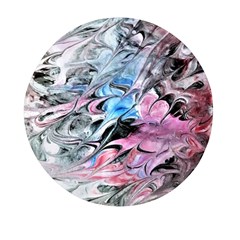 Abstract Waves Module Mini Round Pill Box (pack Of 5) by kaleidomarblingart