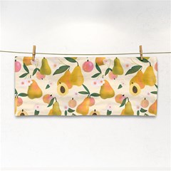 Yellow Juicy Pears And Apricots Hand Towel by SychEva