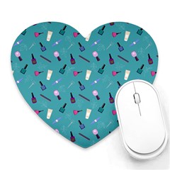 Manicure Supplies  Nail Polish Heart Mousepads by SychEva