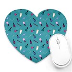 Manicure Supplies  Nail Polish Heart Mousepads Front