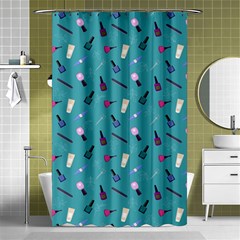 Manicure Supplies  Nail Polish Shower Curtain 48  X 72  (small)  by SychEva