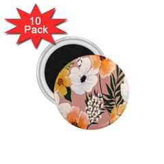 Floral 1 75  Magnets (10 Pack)  by Sparkle