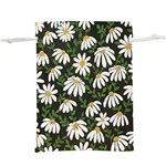 Floral  Lightweight Drawstring Pouch (XL) Back