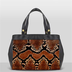 Leatherette Snake 3 Oversize Office Handbag by skindeep