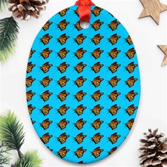 Monarch Butterfly Print Ornament (oval) by Kritter