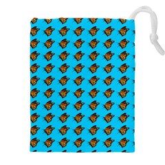 Monarch Butterfly Print Drawstring Pouch (5xl) by Kritter