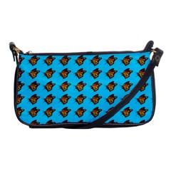 Monarch Butterfly Print Shoulder Clutch Bag by Kritter