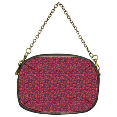 Pink Zoas Print Chain Purse (one Side) by Kritter