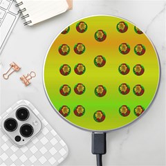 Sun Flowers For Iconic Pleasure In Pumpkin Time Wireless Charger by pepitasart