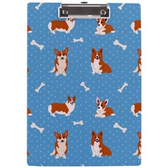 Cute Corgi Dogs A4 Clipboard by SychEva