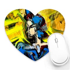 Blue Bird-1-4 Heart Mousepads by bestdesignintheworld