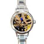 Before The Easter-1-5 Round Italian Charm Watch Front