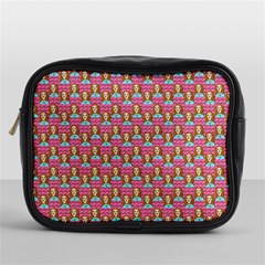 Girl Pink Mini Toiletries Bag (one Side) by snowwhitegirl