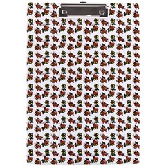 Cute Deer Pattern White A4 Clipboard by snowwhitegirl