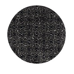 Dark Grunge Geometric Print Pattern Mini Round Pill Box (pack Of 5) by dflcprintsclothing