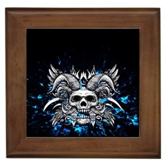 Skullart Framed Tile by Sparkle