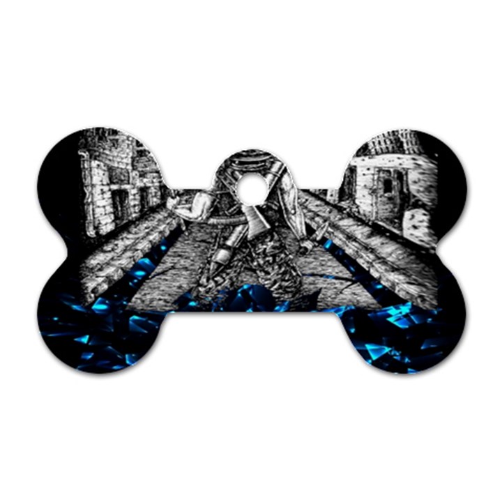 Movie Dog Tag Bone (Two Sides)