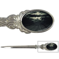 Dark Night Landscape Scene Letter Opener by dflcprintsclothing