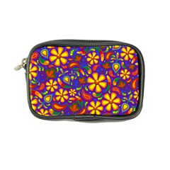 Gay Pride Rainbow Floral Paisley Coin Purse by VernenInk