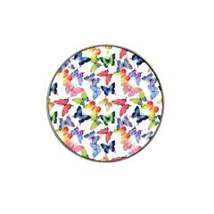 Bright Butterflies Circle In The Air Hat Clip Ball Marker by SychEva