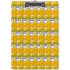 Cartoon Pattern A4 Clipboard by Sparkle