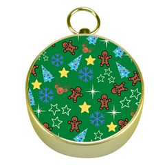 Gingy Green Gold Compasses by NerdySparkleGoth