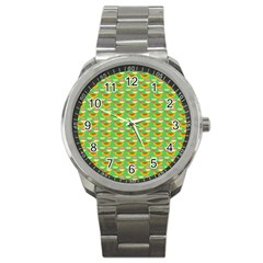 Fruits Sport Metal Watch by Sparkle