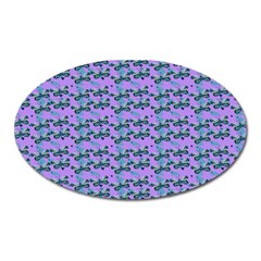 Pattern Oval Magnet by Sparkle