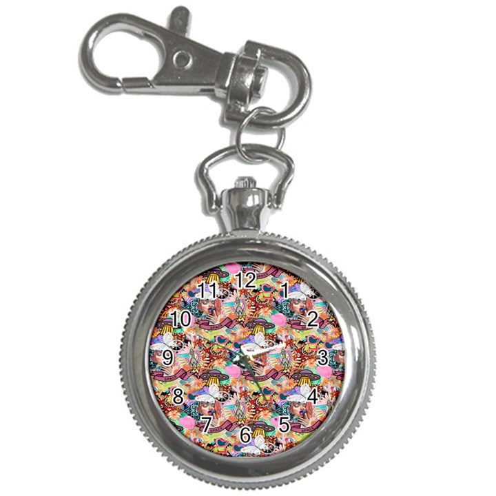 Retro Color Key Chain Watches