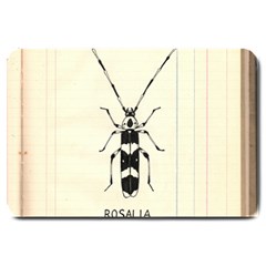 Banded Alder Borer  Large Doormat  by Limerence