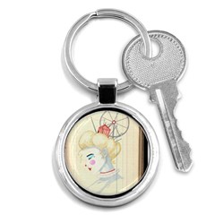 Clown Maiden Key Chain (round) by Limerence