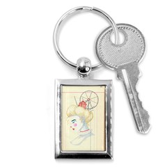 Clown Maiden Key Chain (rectangle) by Limerence