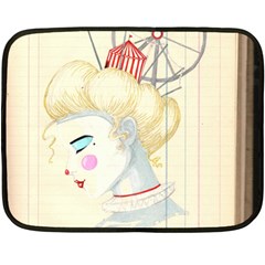 Clown Maiden Double Sided Fleece Blanket (mini)  by Limerence