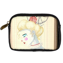 Clown Maiden Digital Camera Leather Case by Limerence