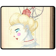 Clown Maiden Fleece Blanket (medium)  by Limerence