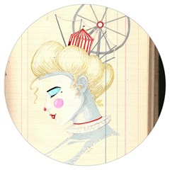 Clown Maiden Round Trivet by Limerence