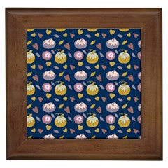 Autumn Pumpkins Framed Tile by SychEva