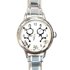 Chirality Round Italian Charm Watch by Limerence