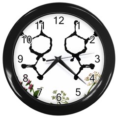 Chirality Wall Clock (black) by Limerence