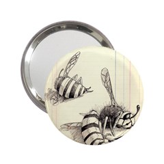 Bees 2 25  Handbag Mirrors by Limerence