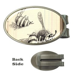 Bees Money Clips (oval)  by Limerence