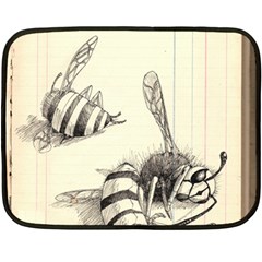 Bees Fleece Blanket (mini) by Limerence