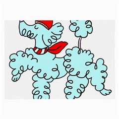 Doodle Poodle  Large Glasses Cloth by IIPhotographyAndDesigns